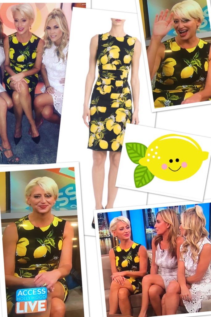 Dorinda Medley's Lemon Print Dress