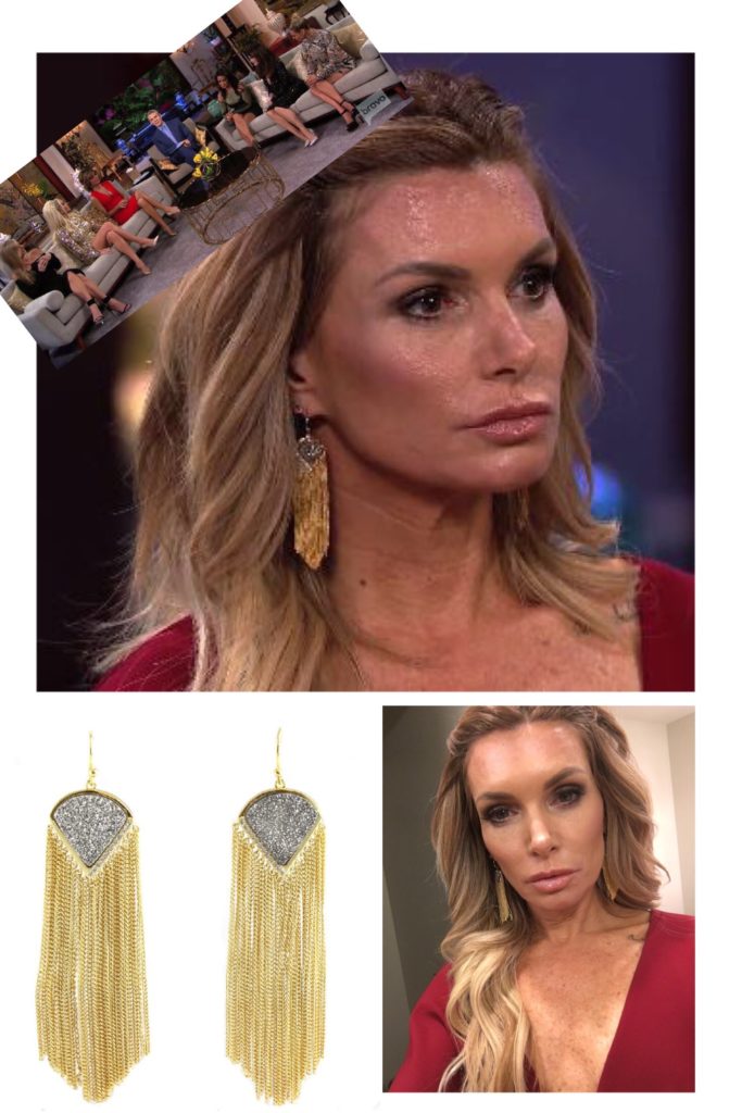 Eden Sassoon's Real Housewives of Beverly Hills Reunion Fringe Earrings