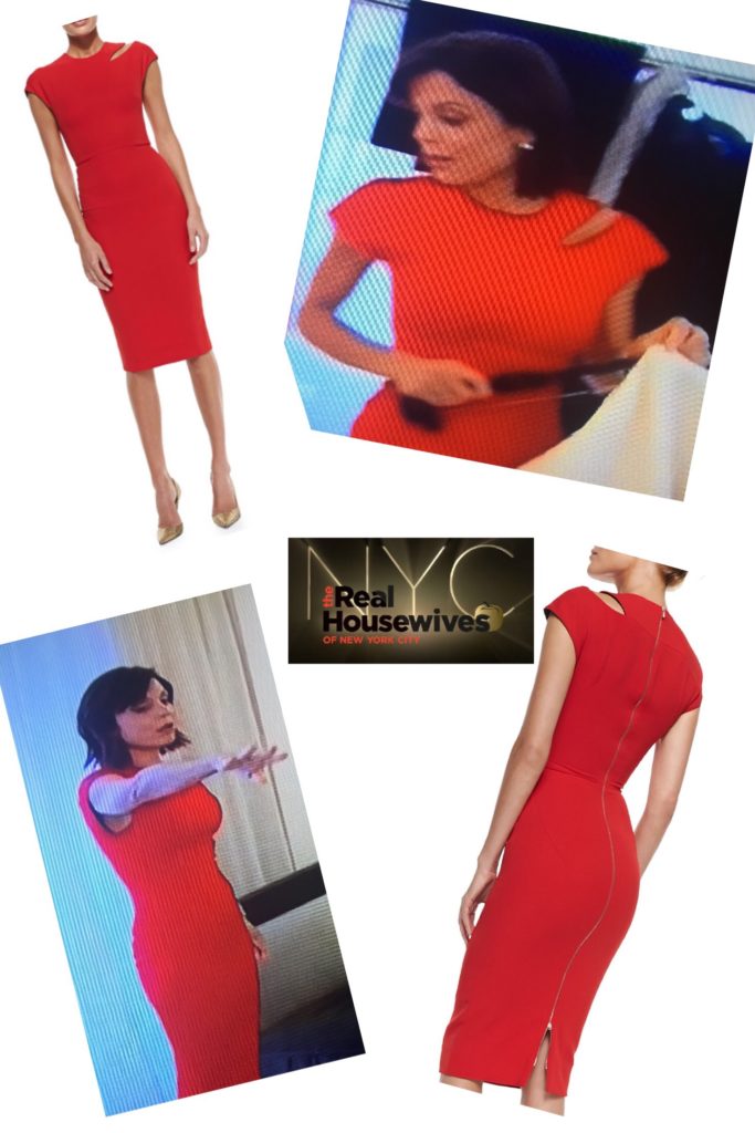 Bethenny Frankel's Red Cut Out Dress