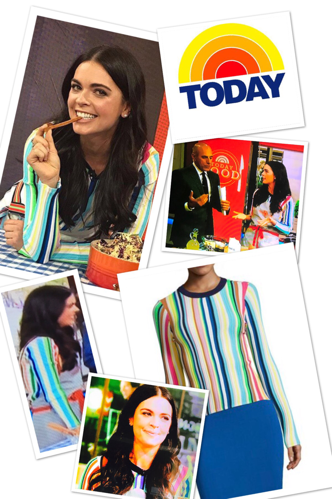 Katie Lee's Striped Top On The Today Show