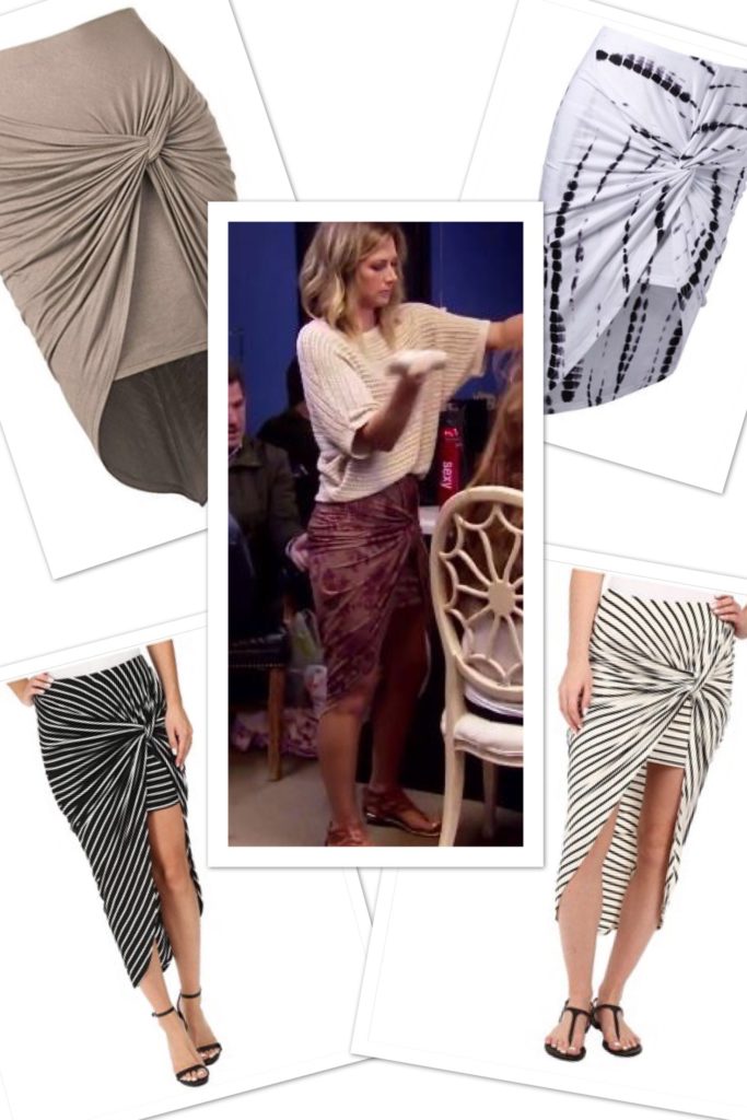 Chelsea Meissner's Knotted Wrap Skirt