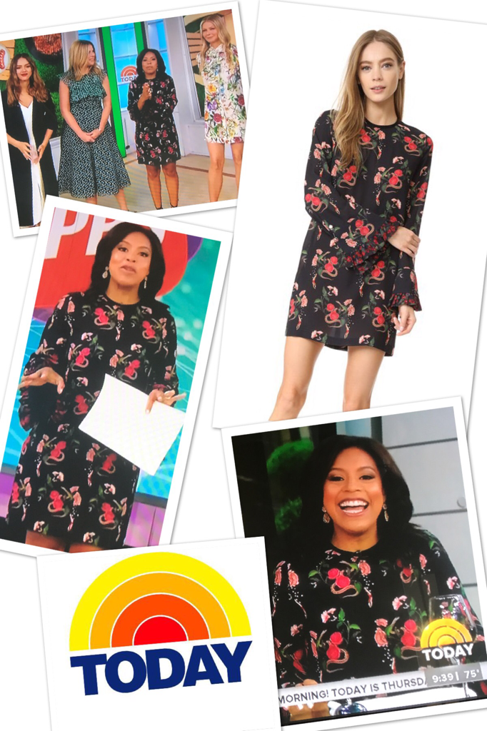 Sheinelle Jones' Floral Dress on the Today Show