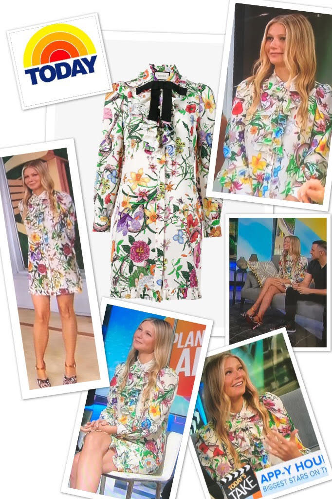 Gwyneth Paltrow's Floral Dress on the Today Show