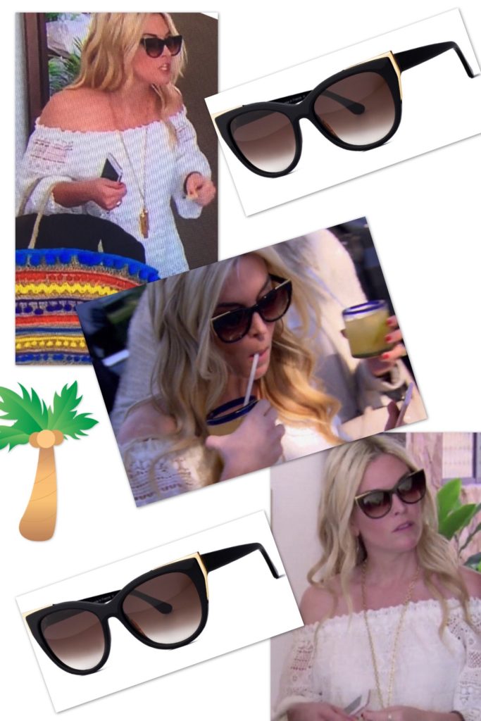 Tinsley Mortimer wearing Thierry Lasry Epiphany Sunglasses