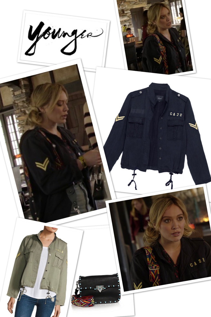 Kelsey Peters' Military Jacket on Younger