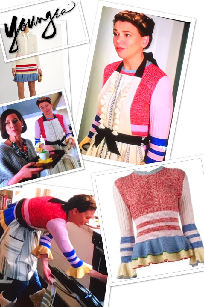 Liza Miller's Multi Colored Peplum Sweater