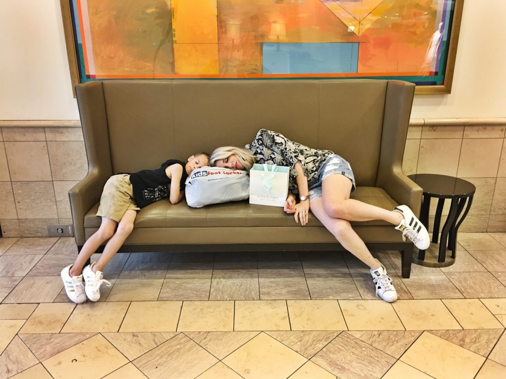 Tired Shoppers at Nordstrom 