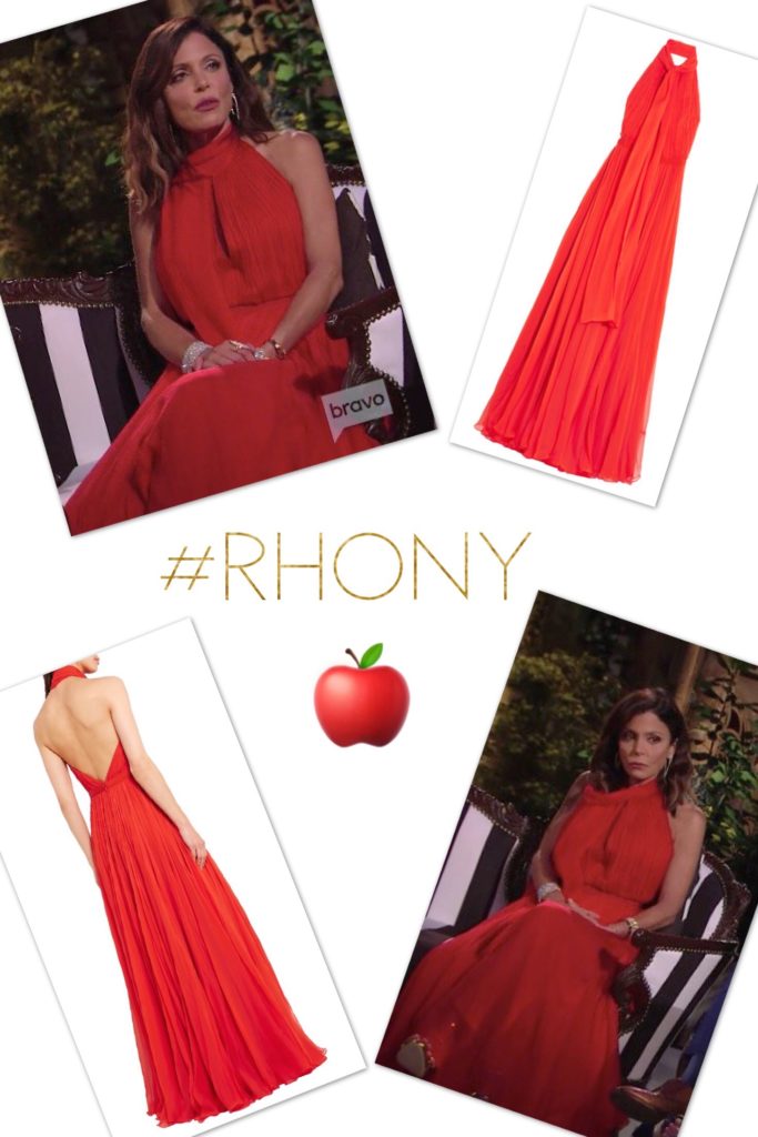 Bethenny Frankels' Season 9 Red Alexander McQueen Reunion Dress Real Housewives of New York 