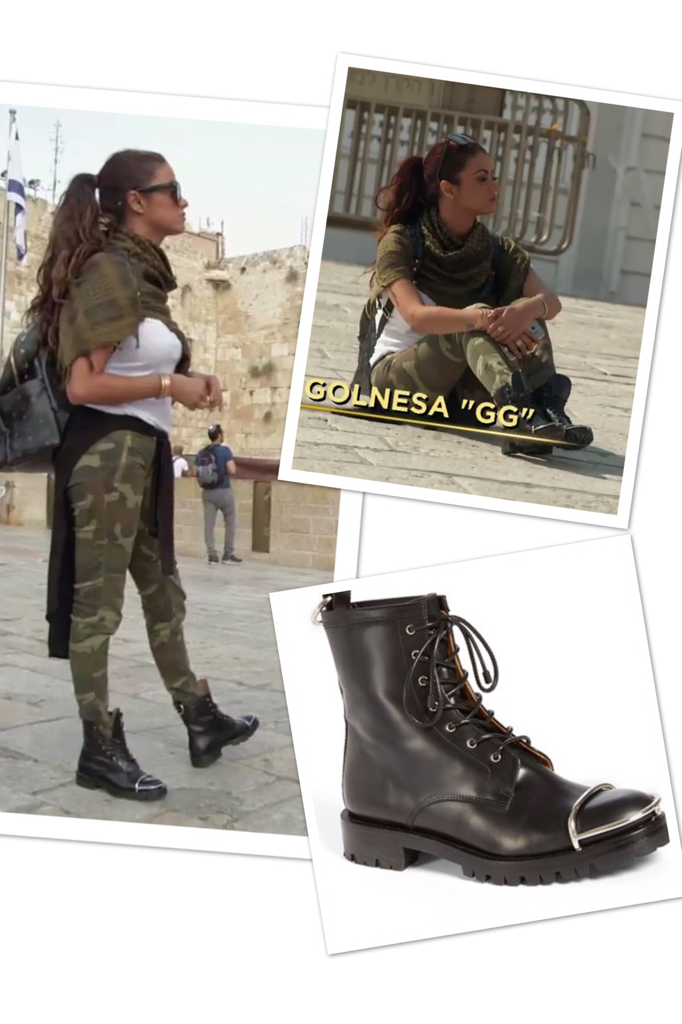 GG Golnesa Gharachedaghi’s Combat Boots