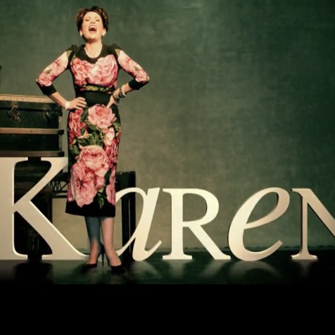 Karen Walker's Floral Dress in Will and Grace Promo