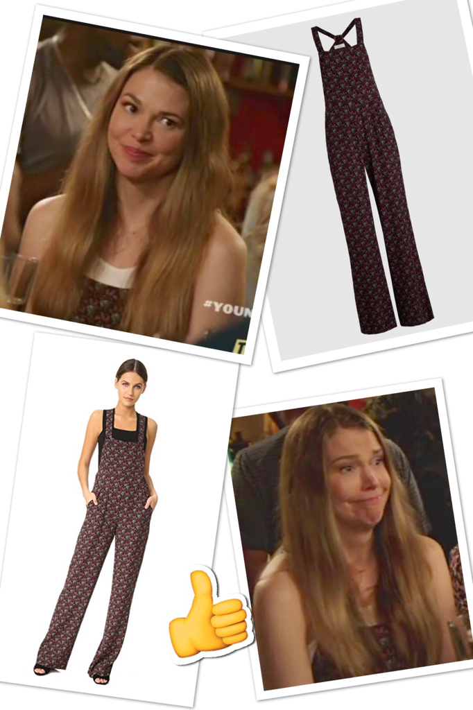 Liza Miller's Printed Overall Jumpsuit 