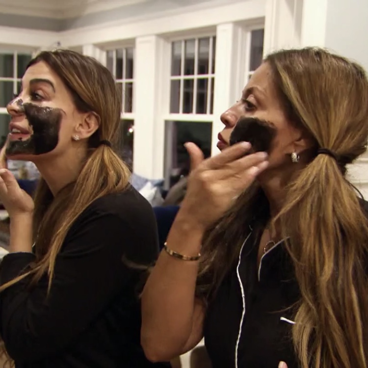 Siggy Flicker and Dolores Catinia's Black Face Mask