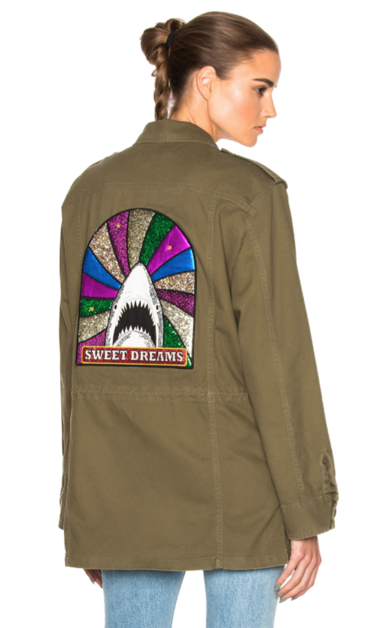 Kroy Biermann's Green Shark Patch Jacket in Venice