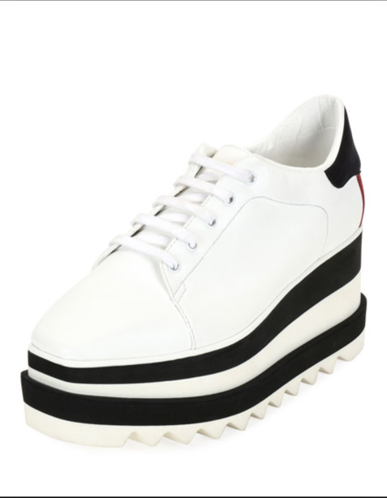 Karen Walker's White Platform Sneakers
