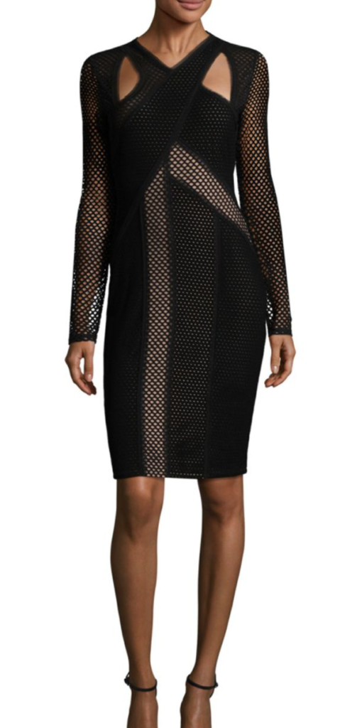 Brandi Redmond's Long Sleeve Cutout Dress on WWHL