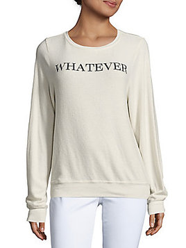Peggy Sulahian's Whatever Sweatshirt