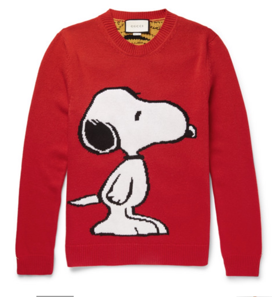 Andy Cohen's Snoopy Sweater on Live With Kelly and Ryan