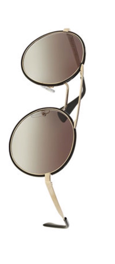 Dorit Kemsley's Round Gold Sunglasses