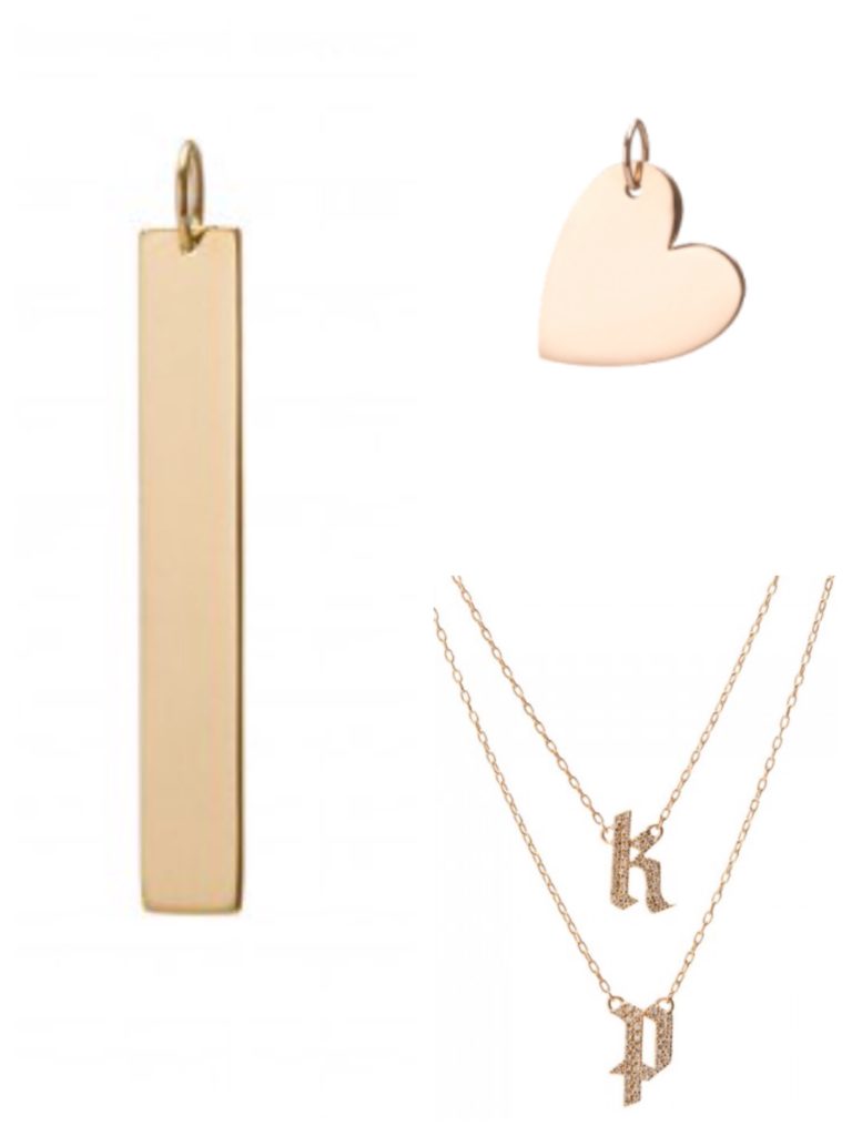 Savannah Guthrie's Layering Gold Heart and Bar Necklaces