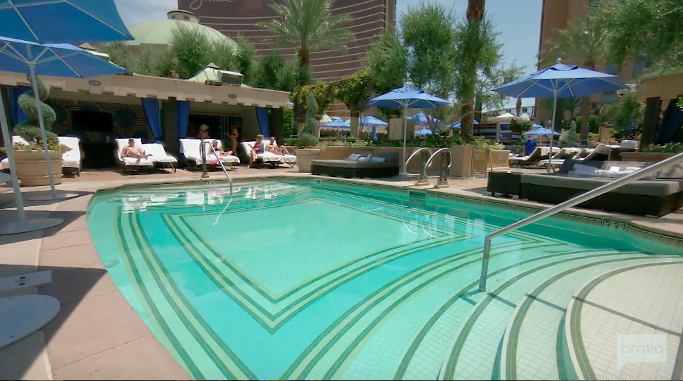 Real Housewives of Beverly Hills Pool in Las Vegas