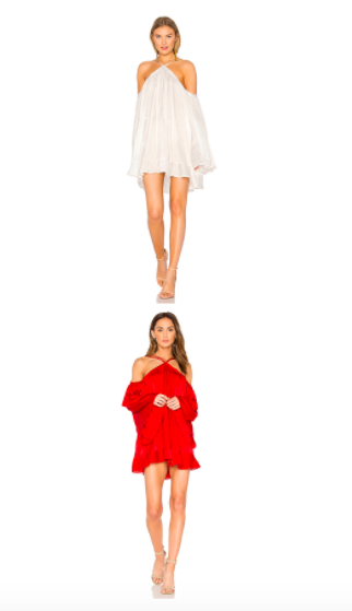 Stassi Schroeder's White Strappy Shoulder Dress