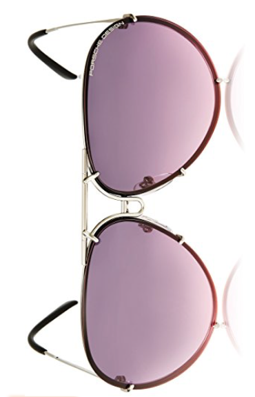 Kim Zolciak Biermann's Purple Aviator Sunglasses