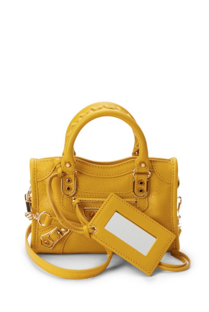 Porsha Williams' Mini Yellow Crossbody Bag