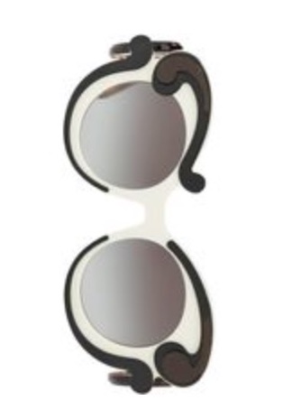 Porsha Williams' Black and White Swirl Sunglasses