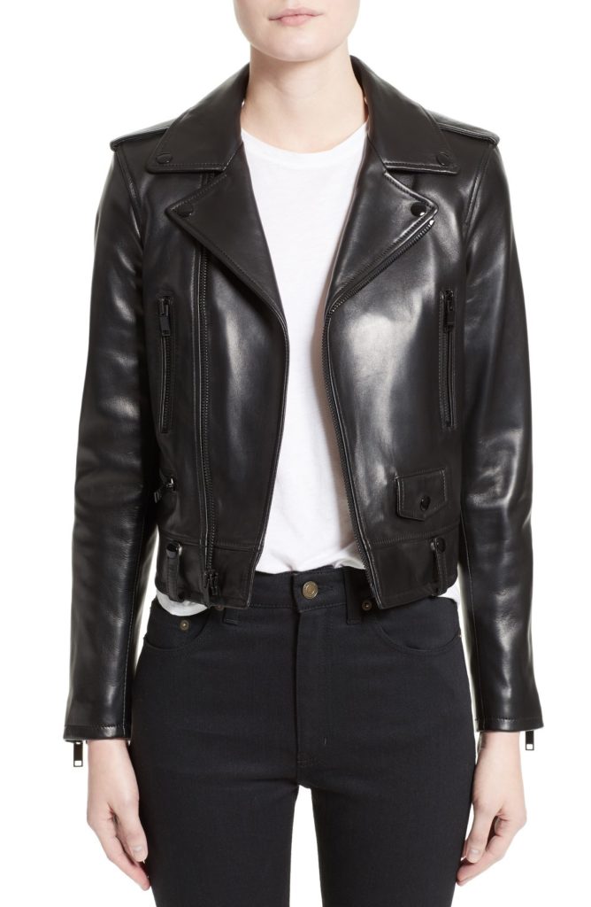 Dorit Kemsley's Black Leather Jacket | Big Blonde Hair