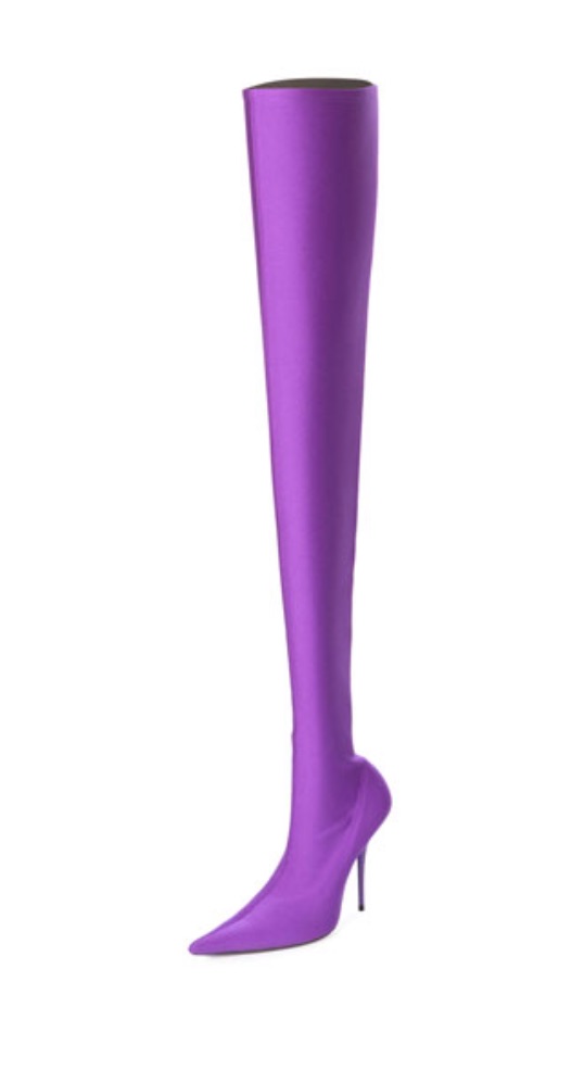 Dorit Kemsley's Purple Thigh High Boots