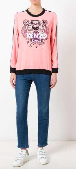 Erika Girardi's Pink Tiger Sweatshirt
