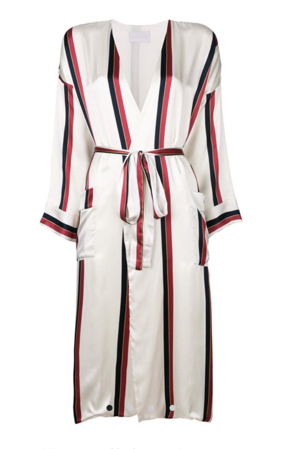 Grace Adler's Striped Robe