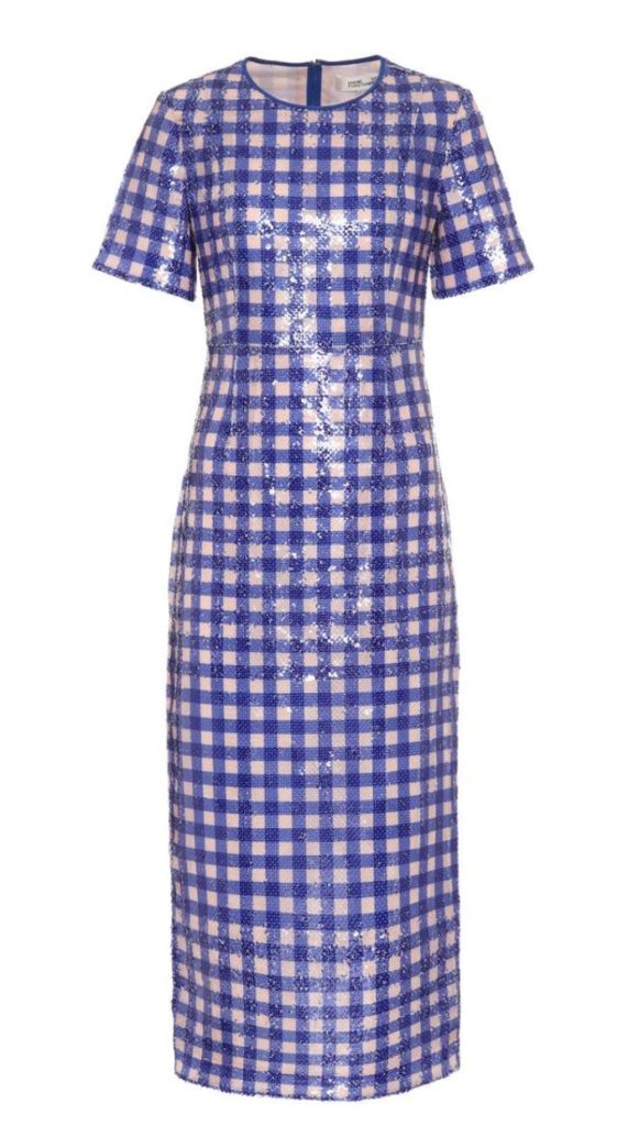 Jill Martin's Sequin Checkered Dress on Today