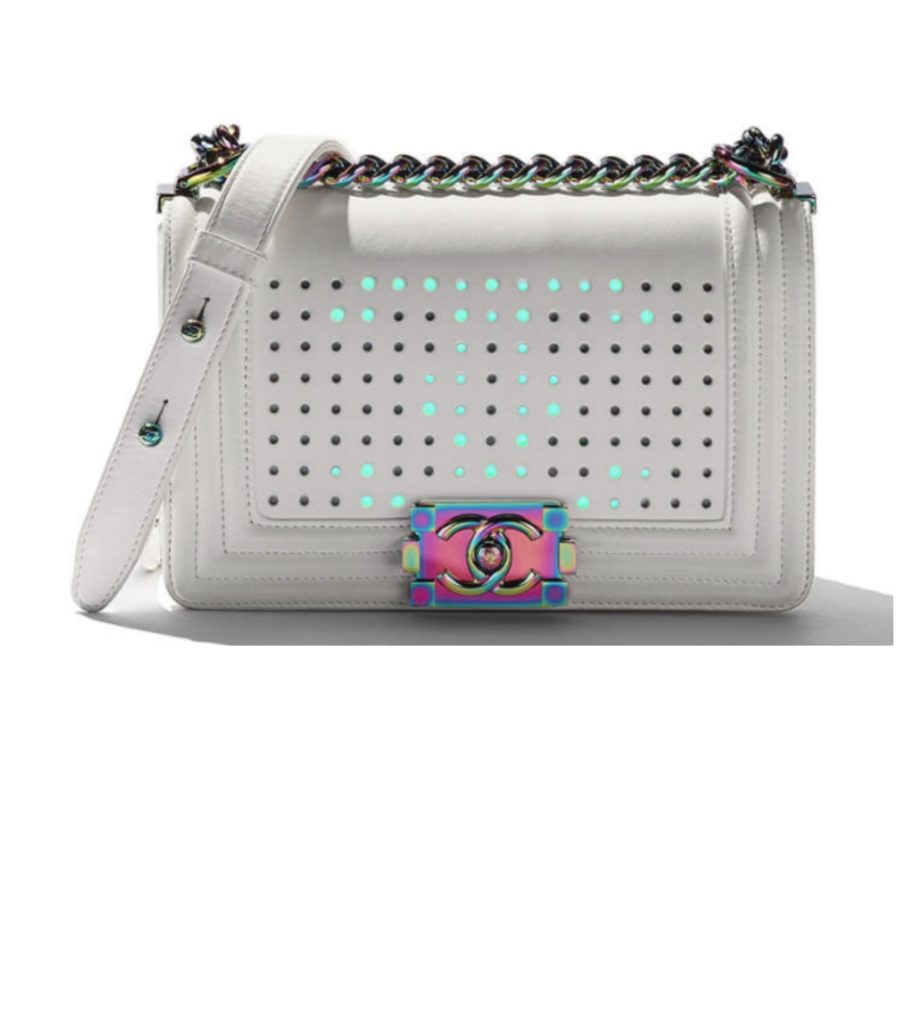 Kim Zolciak Biermann s White Light Up Bag
