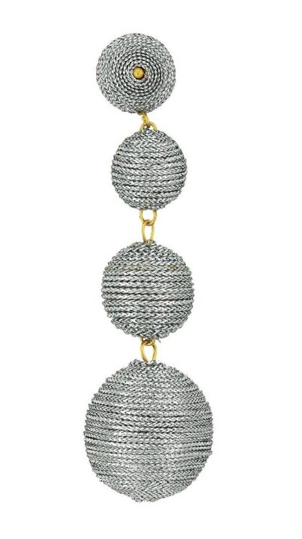 Kyle Richards' Silver Ball Earrings