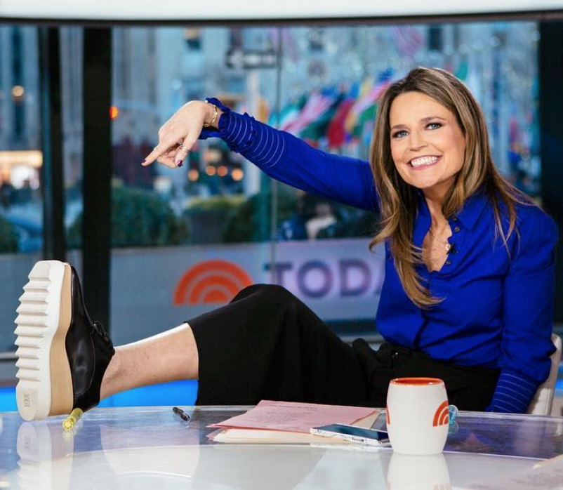 Savannah Guthrie's Platform Shoes on Today