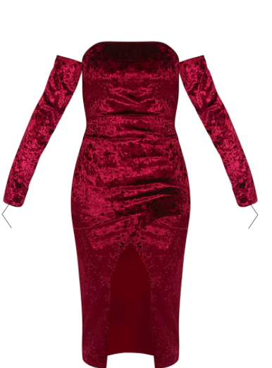 Lala Kent's Red Velvet Dress in Confessionals