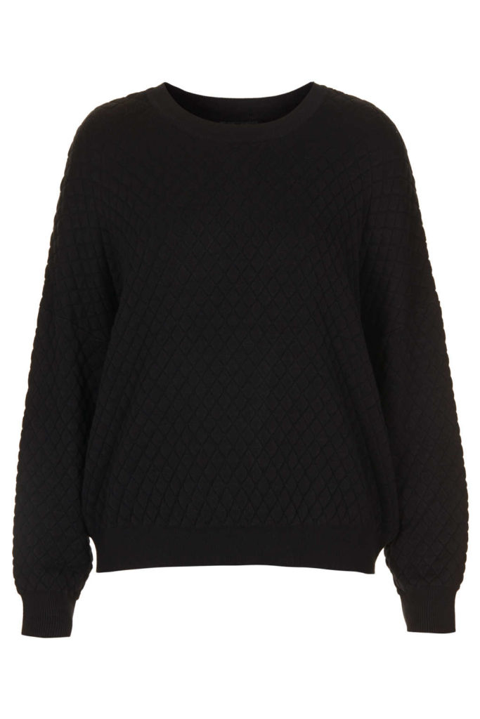 Lala Kent's Black Quilted Sweatshirt