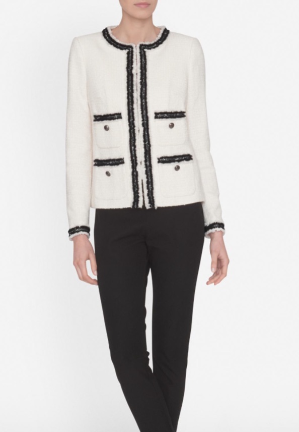 Karen Walker's White Tweed Jacket