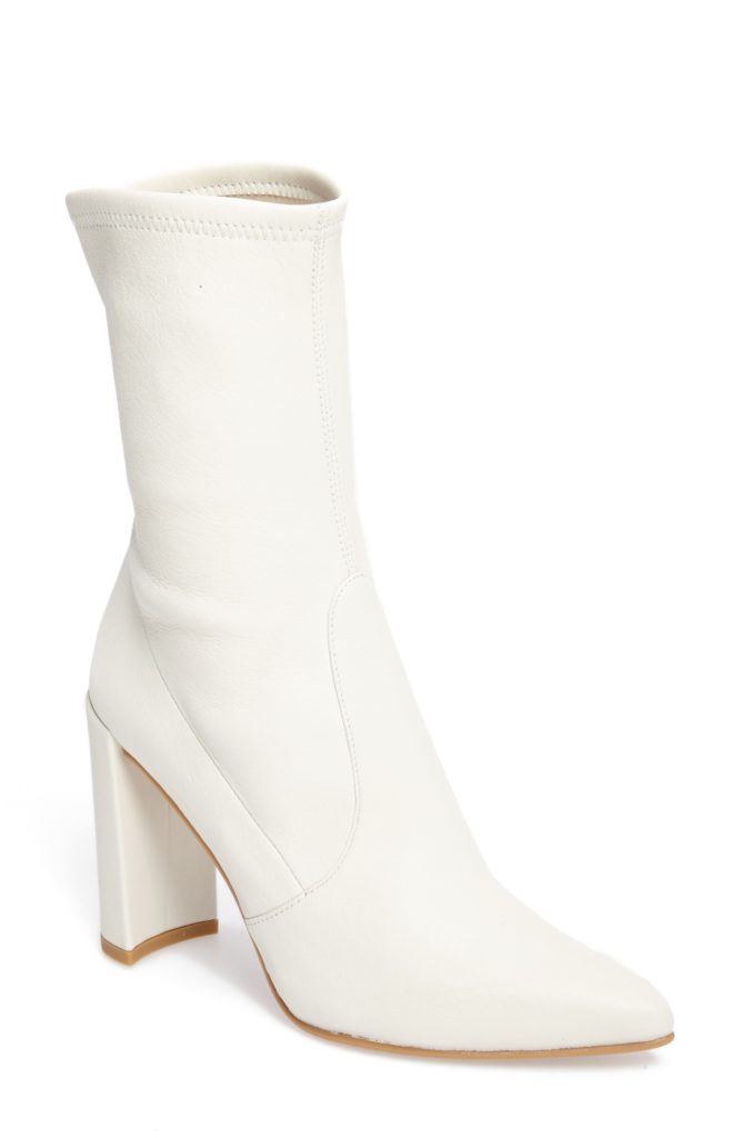 Lisa Rinna's White Leather Boots