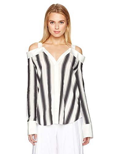 Ariana Madix's Striped Cold Shoulder Top