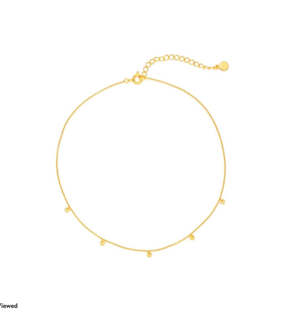 Lauren Wirkus' Gold Disk Necklace