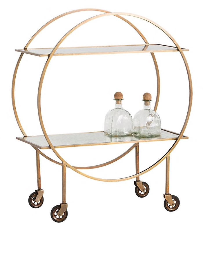 The Confessional Bar Cart on Vanderpump Rules
