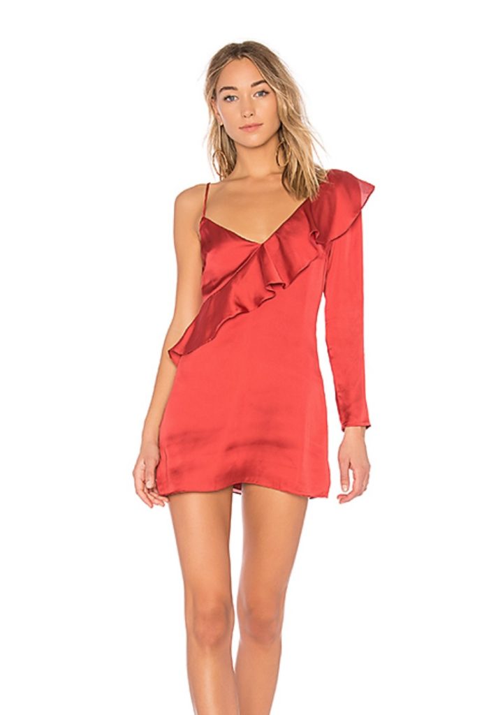 Amanda Batula's Red One Shoulder Dress on the Summer House Reunion