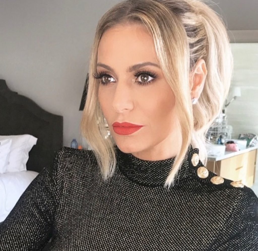 Dorit Kemsley's Red Lipstick and Makeup in her Confessional