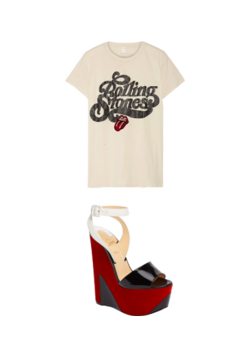 Dorit Kemlsey's Rolling Stones Tee Shirt