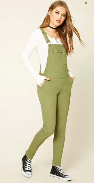 Chelsea Meissner's Green Overalls