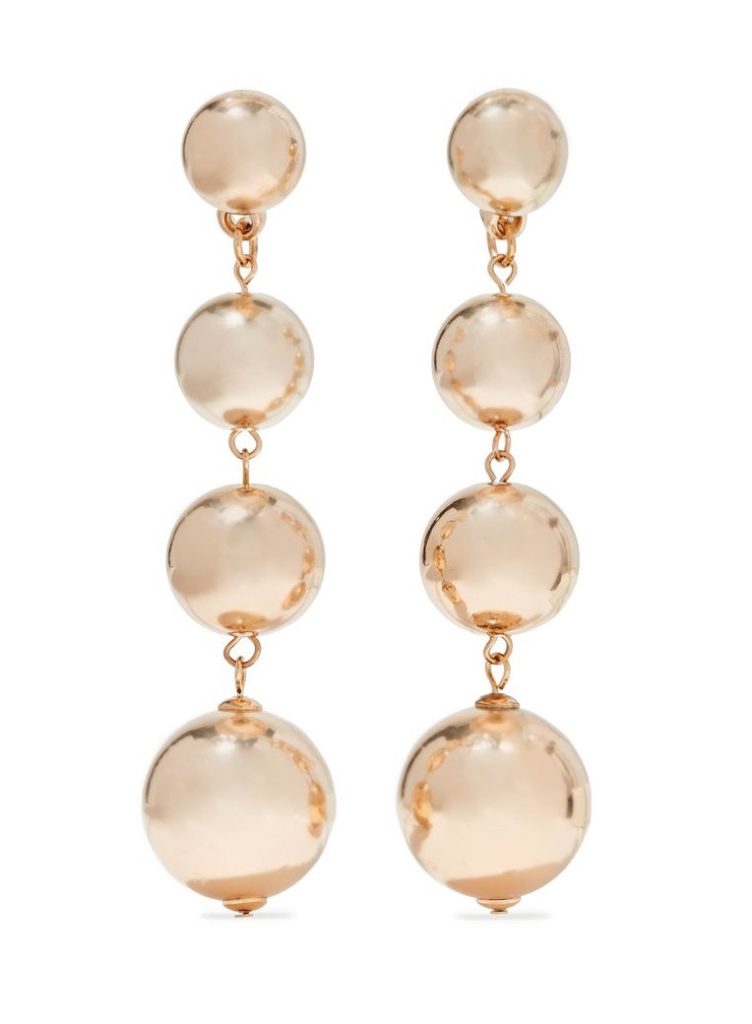Monique Samuels' Gold Ball Earrings