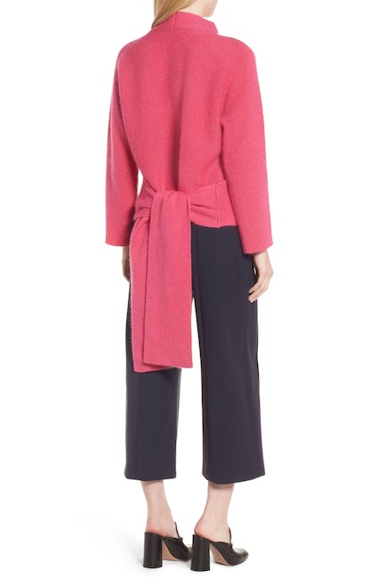 Tinsley Mortimer's Hot Pink Sweater with Tie Back