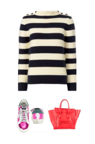 Tinsley Mortimers Striped Sweater on Instagram